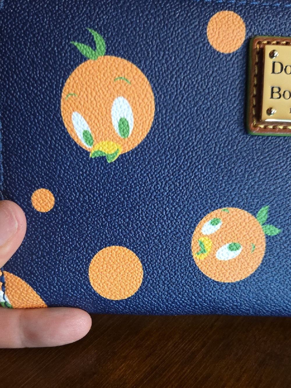 Dooney & Bourke Disney Parks Orange Bird Wallet EUC - Picture 11 of 16